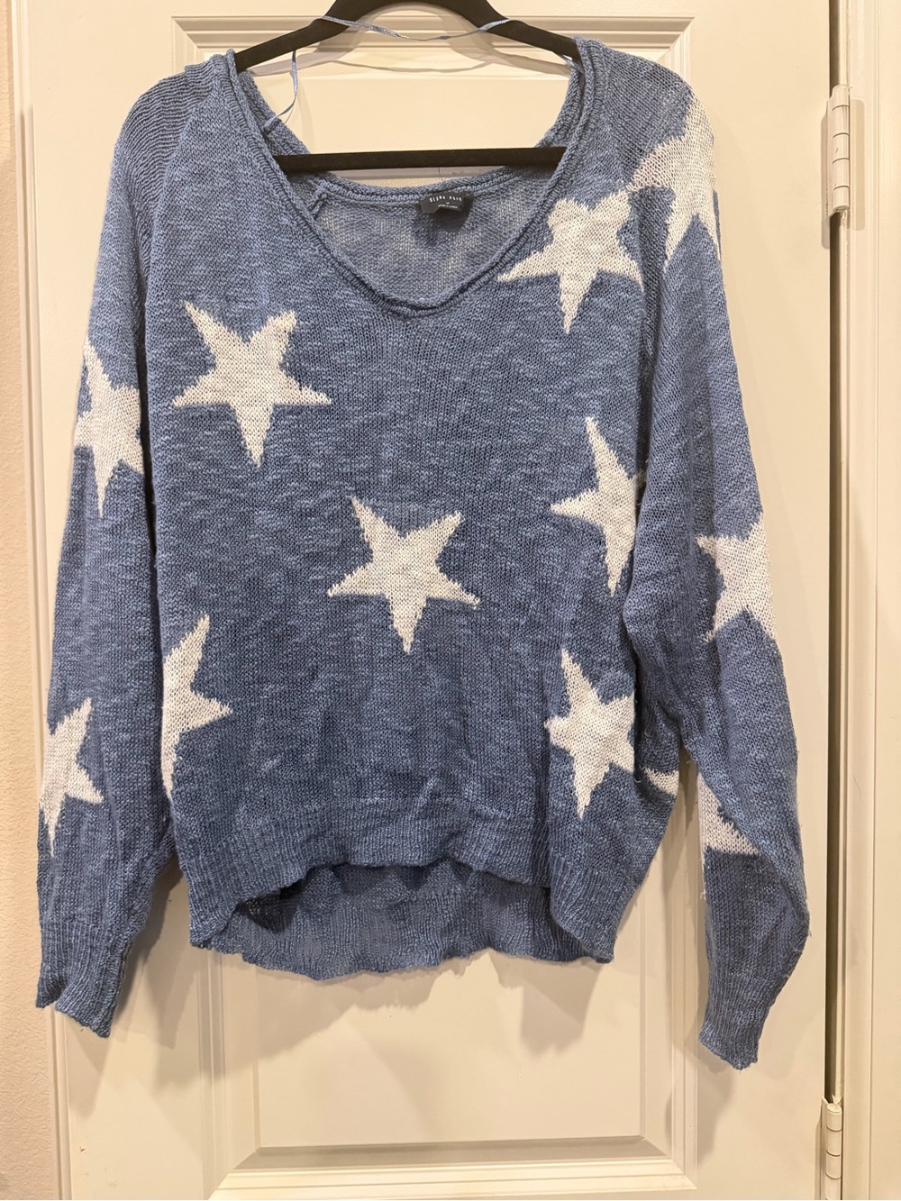Blank Paige Star Print Sweater -size medium